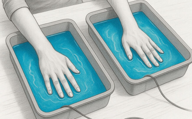 Iontophoresis for Hyperhidrosis